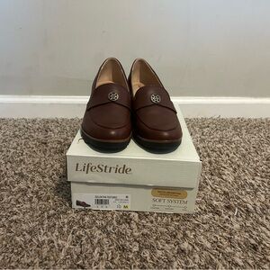 Life Stride Brown Loafers